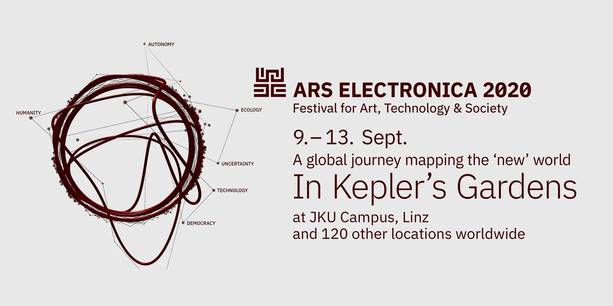 Promotional image for Ars Electronica 2020 In Kepler's Gardens.