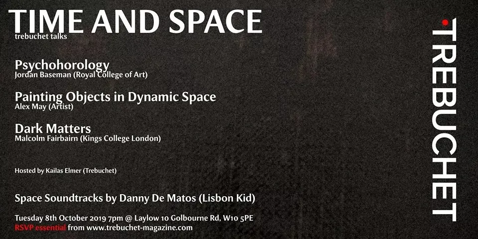 Promotional header for Trebuchet Talks: Time & Space.